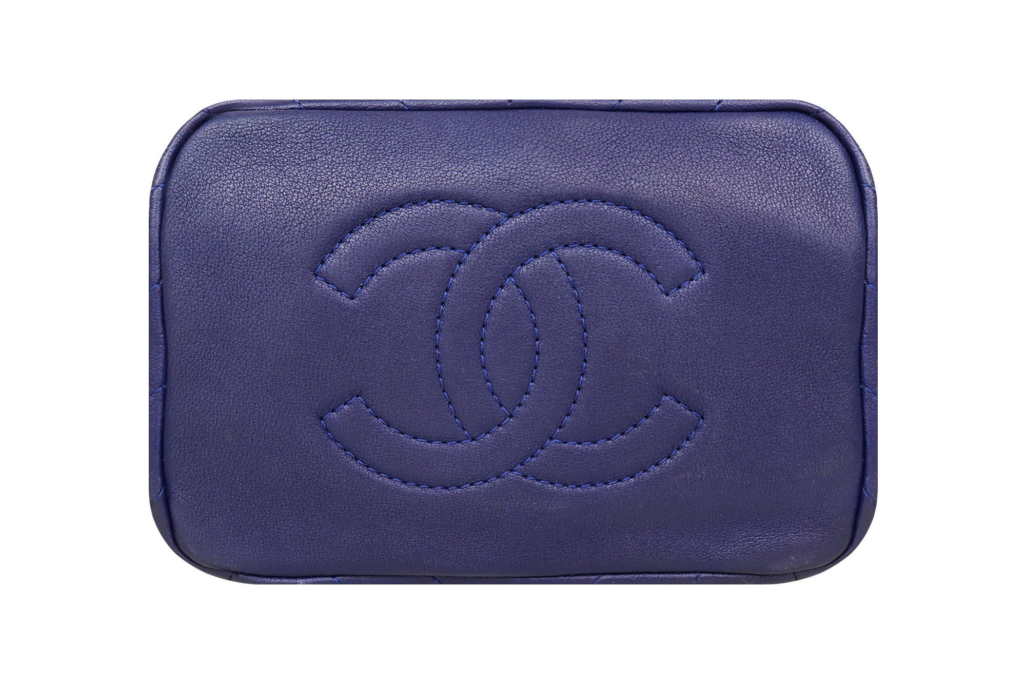 Chanel Blue Chevron Mini Urban Spirit Backpack