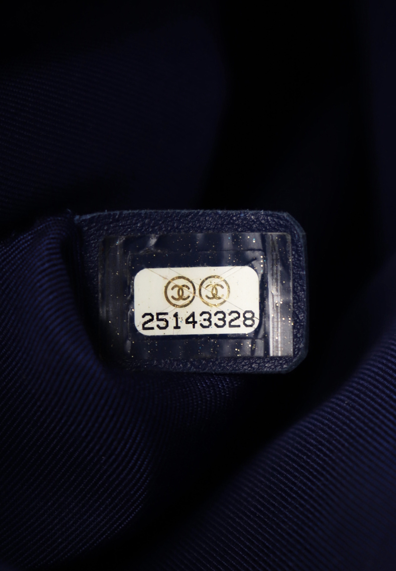 Chanel Blue Chevron Mini Urban Spirit Backpack