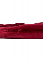 Chanel Burgundy Velvet Clutch