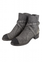 Chanel Grey Boots