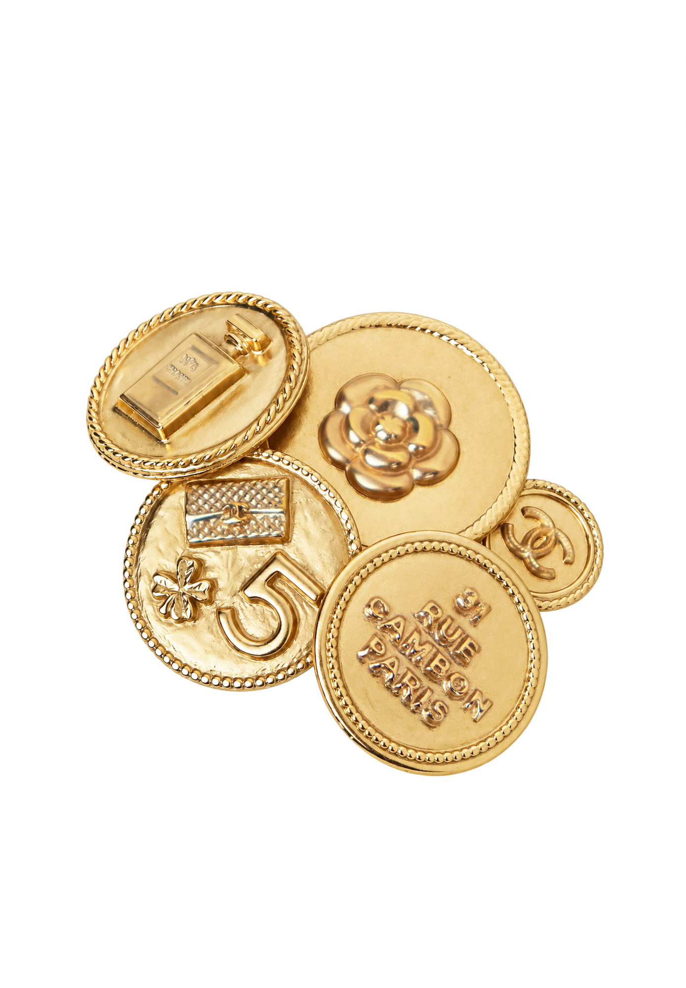 Chanel Coin Brooch