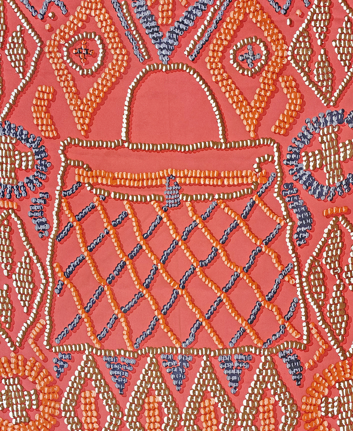 Hermès Kelly en Perles Scarf