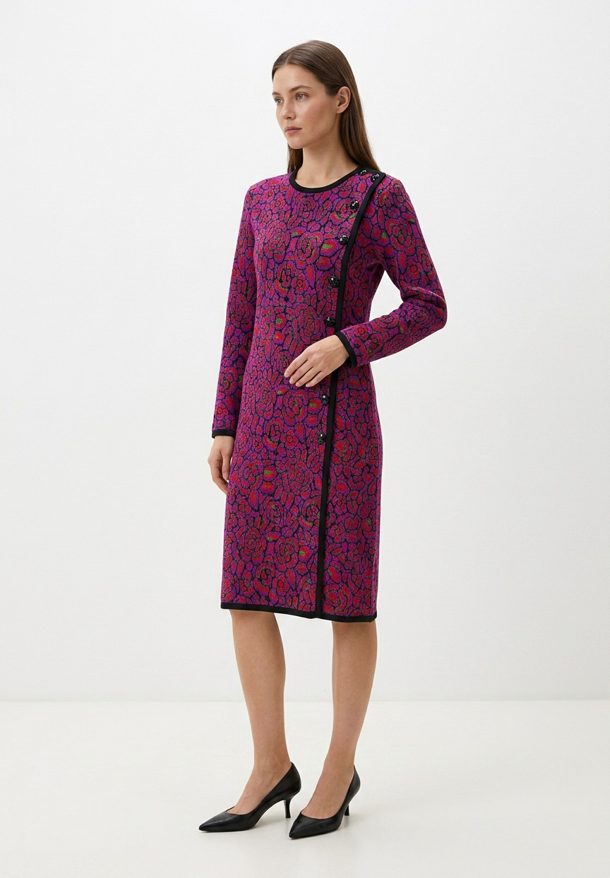 Yves Saint Laurent Purple Dress