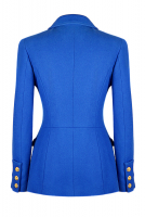 Chanel Blue Jacket With Gripoix Buttons