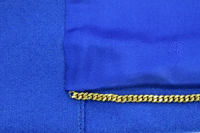 Chanel Blue Jacket With Gripoix Buttons