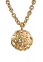 Chanel Cutout Pendant Necklace