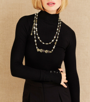 Chanel Pearl Necklace with Coco Pendant