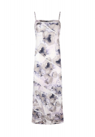 Chanel Silk Floral Print Dress