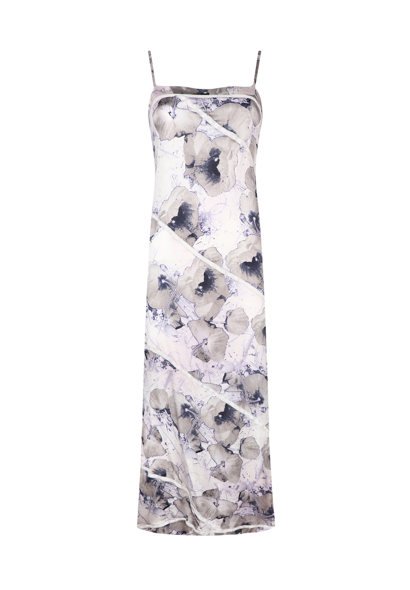 Chanel Silk Floral Print Dress