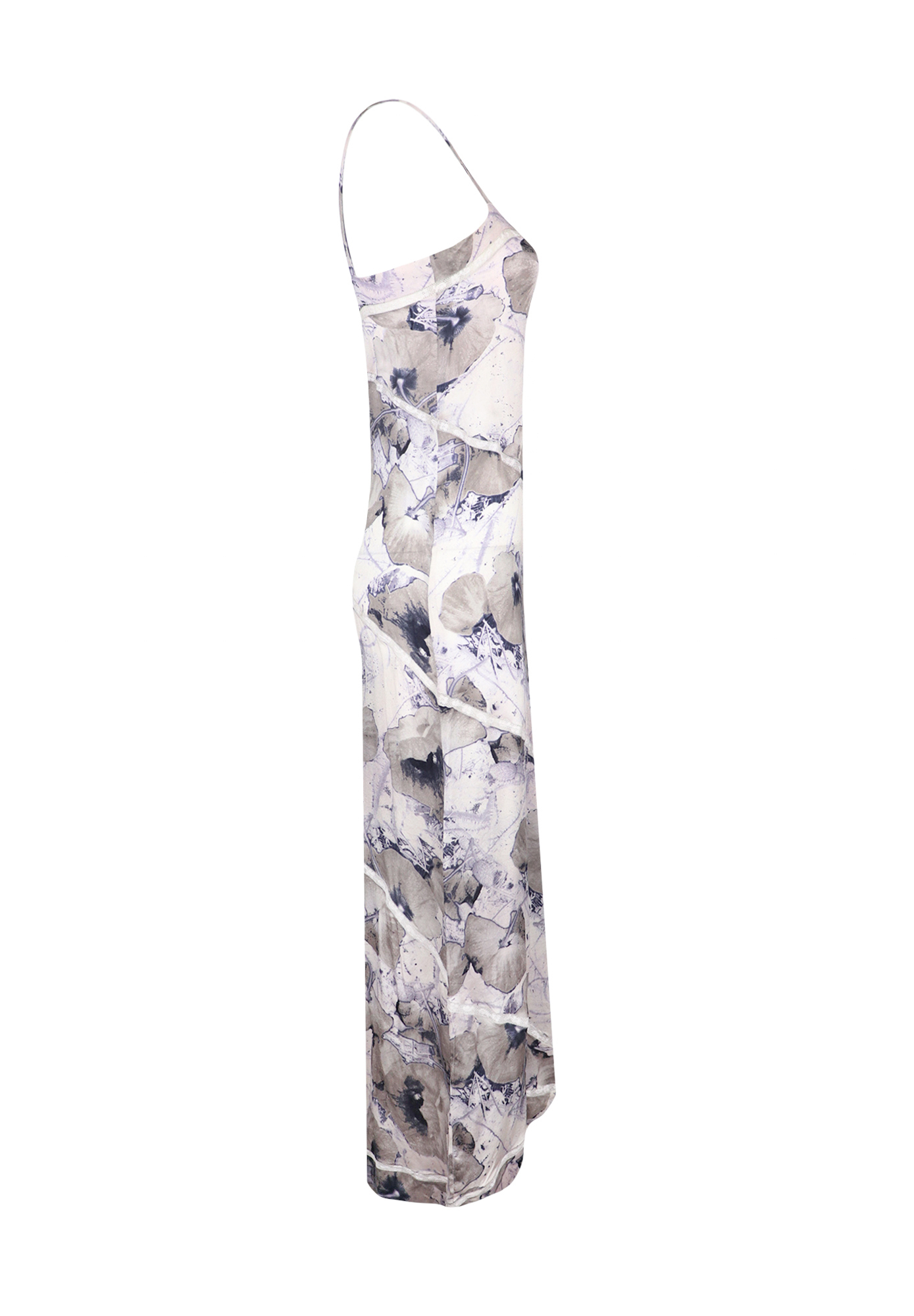 Chanel Silk Floral Print Dress