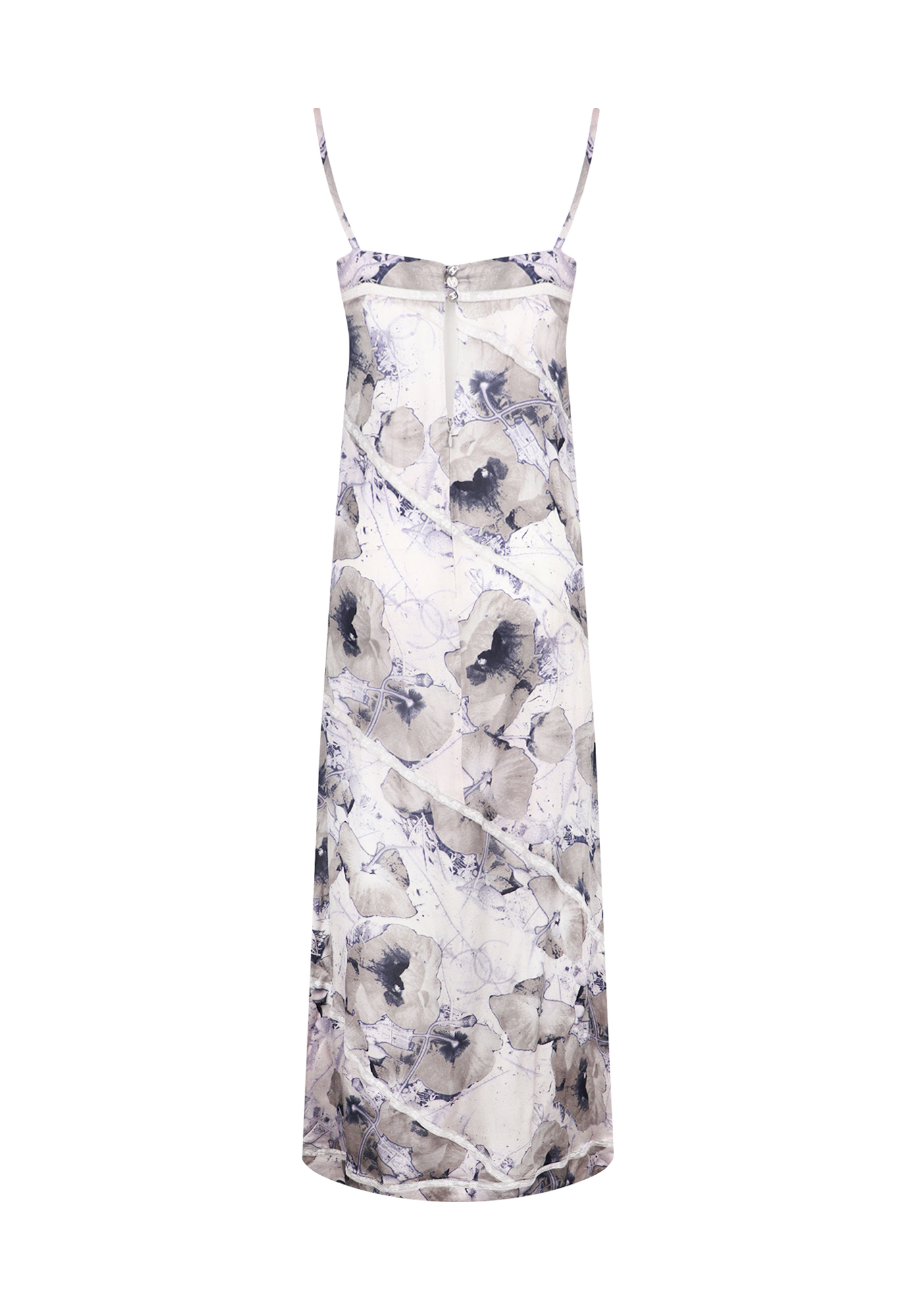 Chanel Silk Floral Print Dress