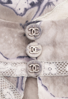 Chanel Silk Floral Print Dress