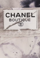 Chanel Silk Floral Print Dress