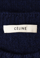 Céline Asymmetrical Sweater With Black Trim