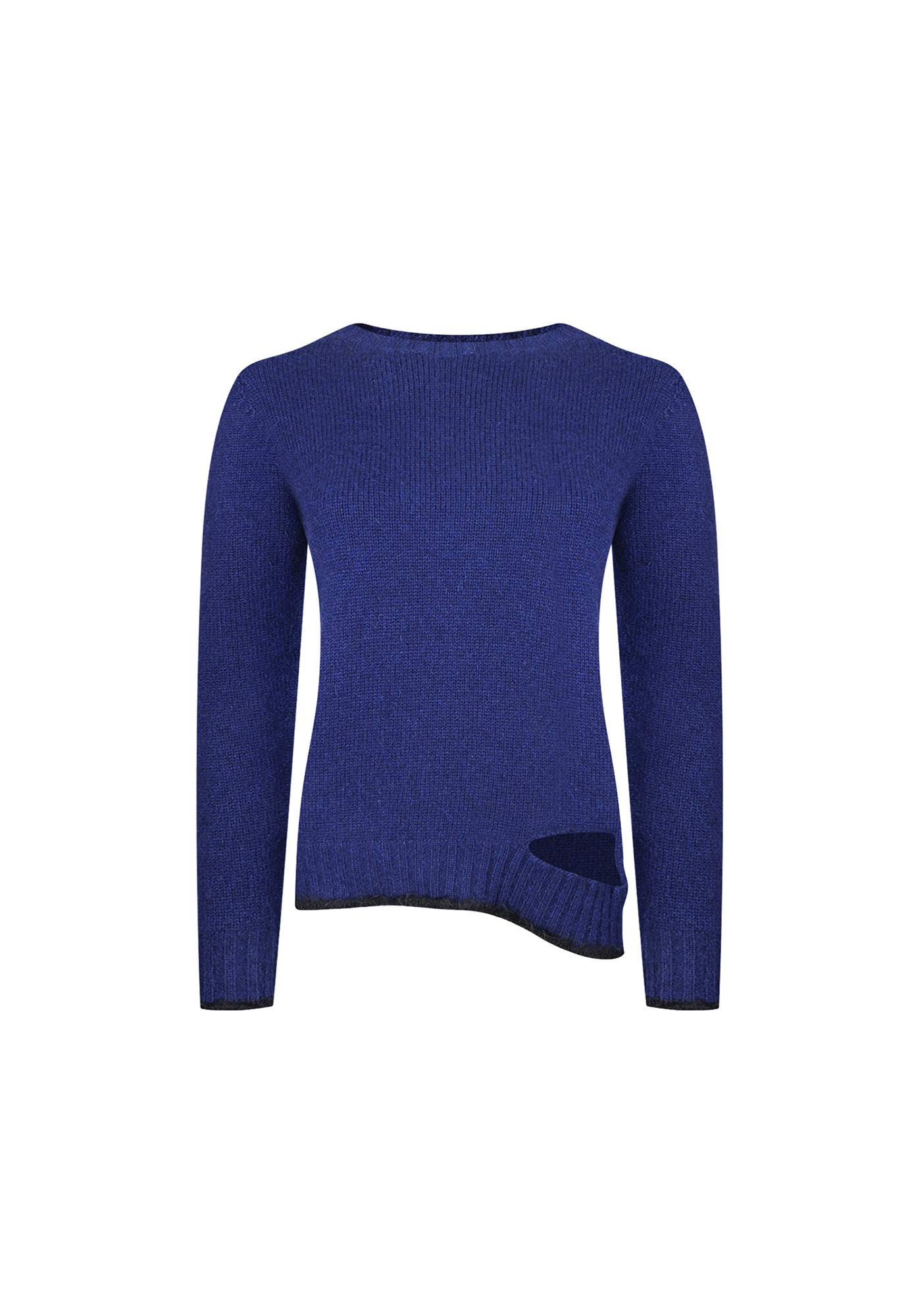 Céline Asymmetrical Sweater With Black Trim