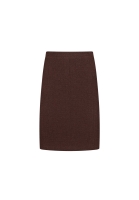 Chanel Brown Tweed Skirt