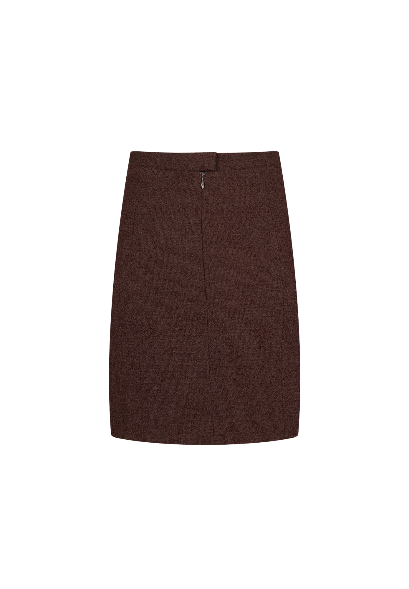 Chanel Brown Tweed Skirt