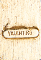 Valentino Crystal Swirl Brooch