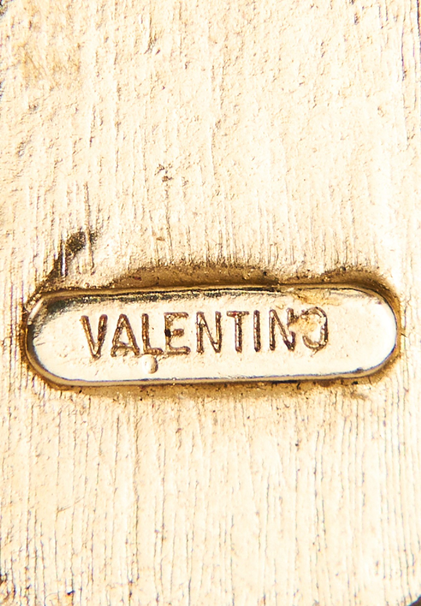 Valentino Crystal Swirl Brooch