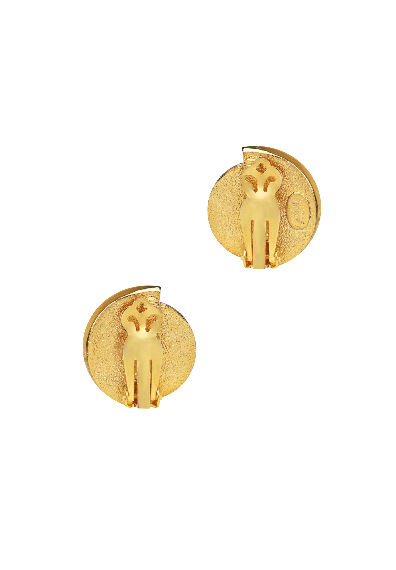 Lanvin Pink Pearl Clip-on Earrings