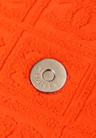 Chanel Orange Terry Cloth Sport Line Flap Bag