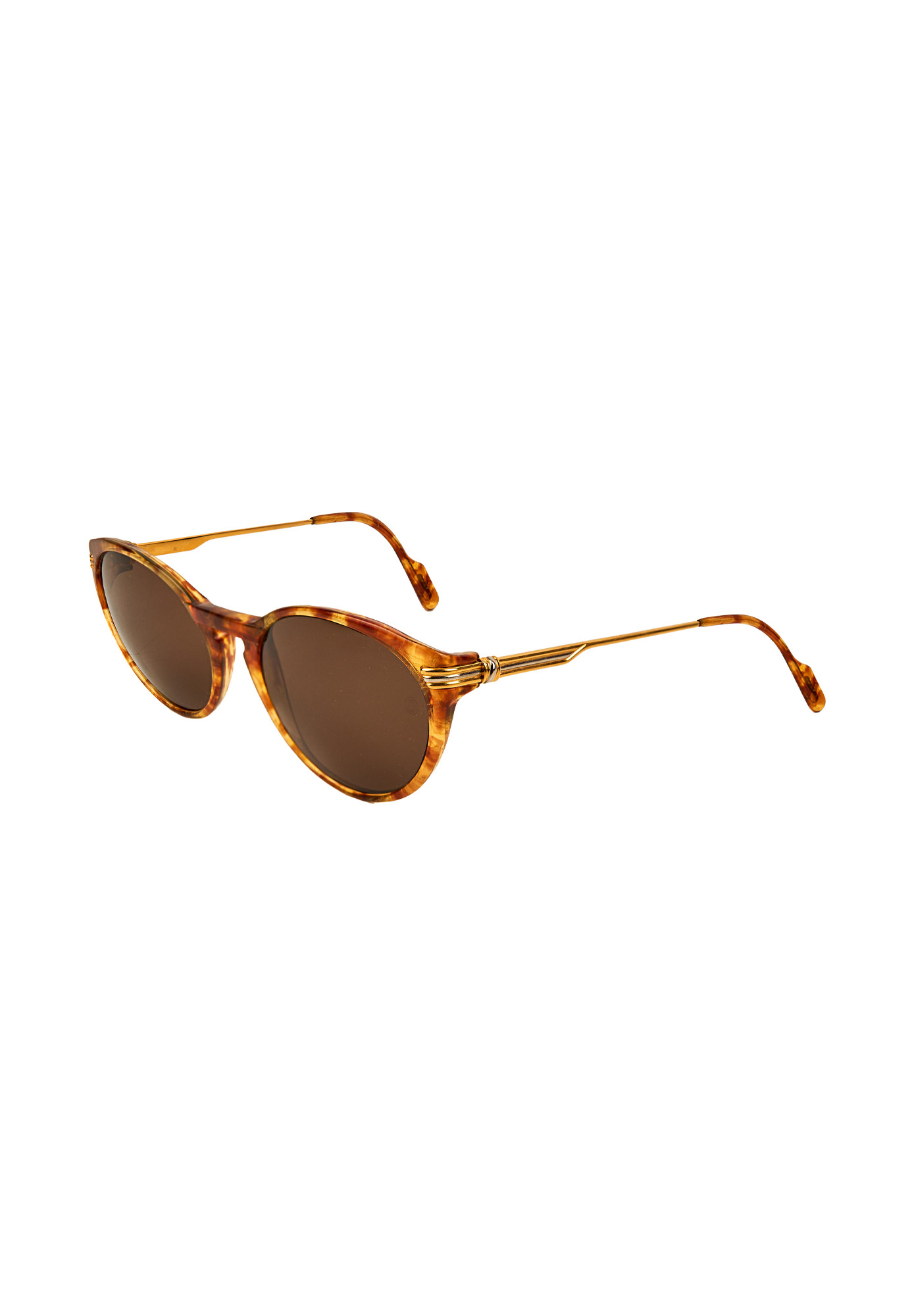Cartier Aurore Light Brown Sunglasses