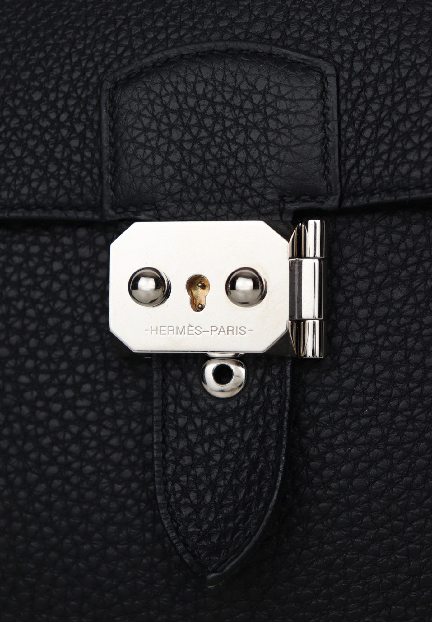 Hermès Sac a Depeches 29 Noir Togo Bag