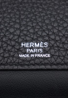 Hermès Sac a Depeches 29 Noir Togo Bag