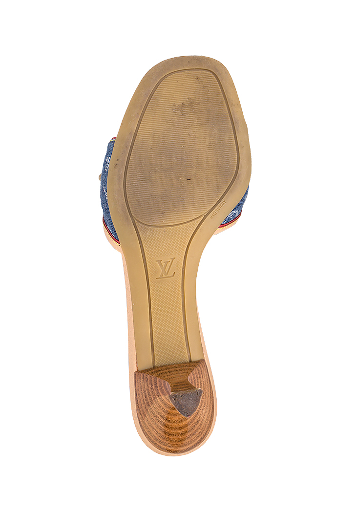 Louis Vuitton Denim Sandals
