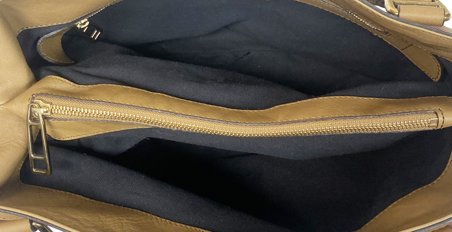 Burberry Nova Check Canvas and Camel Leather Brecon Tote Bag