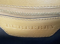 Burberry Nova Check Canvas and Camel Leather Brecon Tote Bag