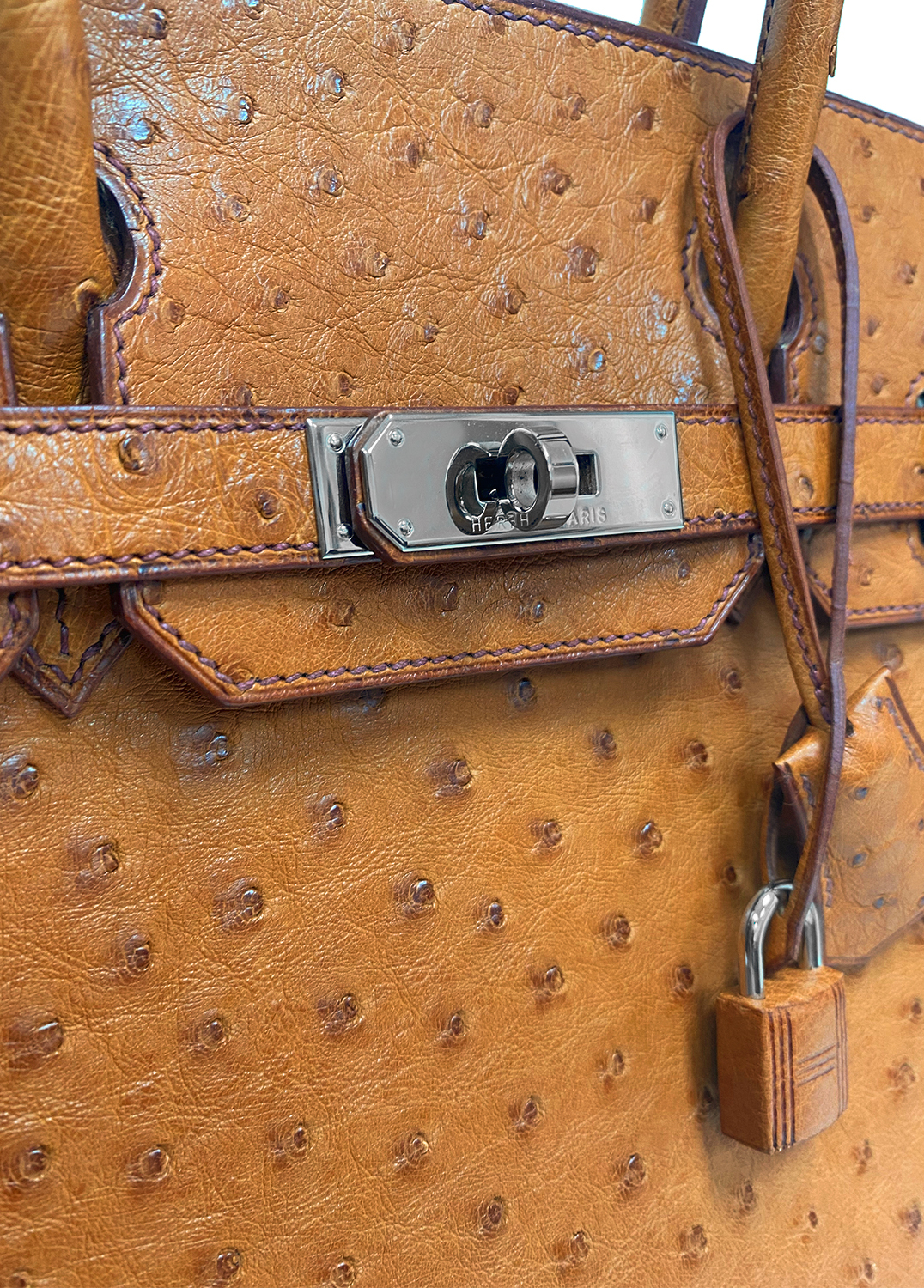 Hermès Birkin 30 Gold Ostrich Bag