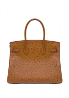 Hermès Birkin 30 Gold Ostrich Bag