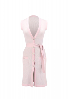 Chanel Pink Long Cardigan