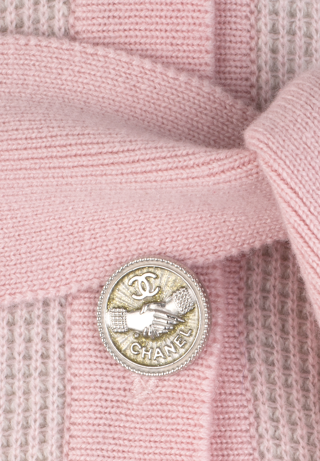 Chanel Pink Long Cardigan