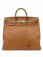Hermes HAC Birkin 40 Gold Liegee Bag
