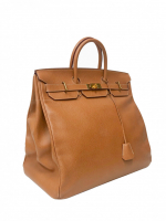 Hermes HAC Birkin 40 Gold Liegee Bag