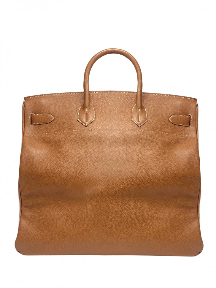 Hermes HAC Birkin 40 Gold Liegee Bag