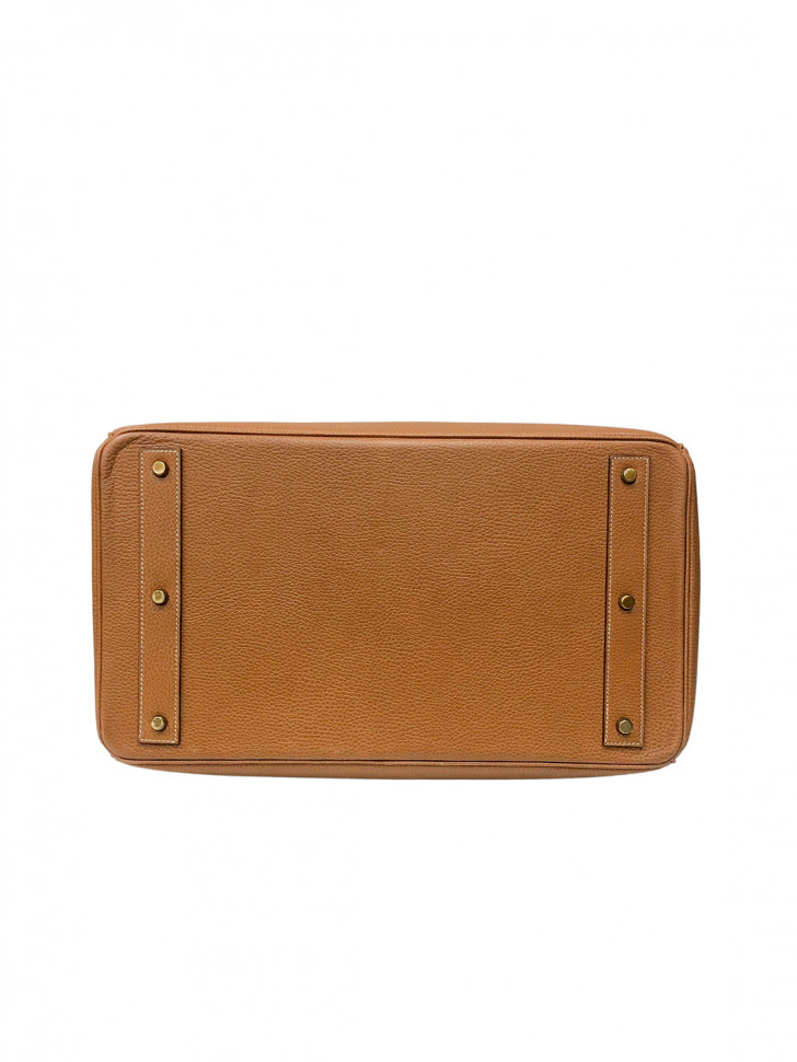 Hermes HAC Birkin 40 Gold Liegee Bag