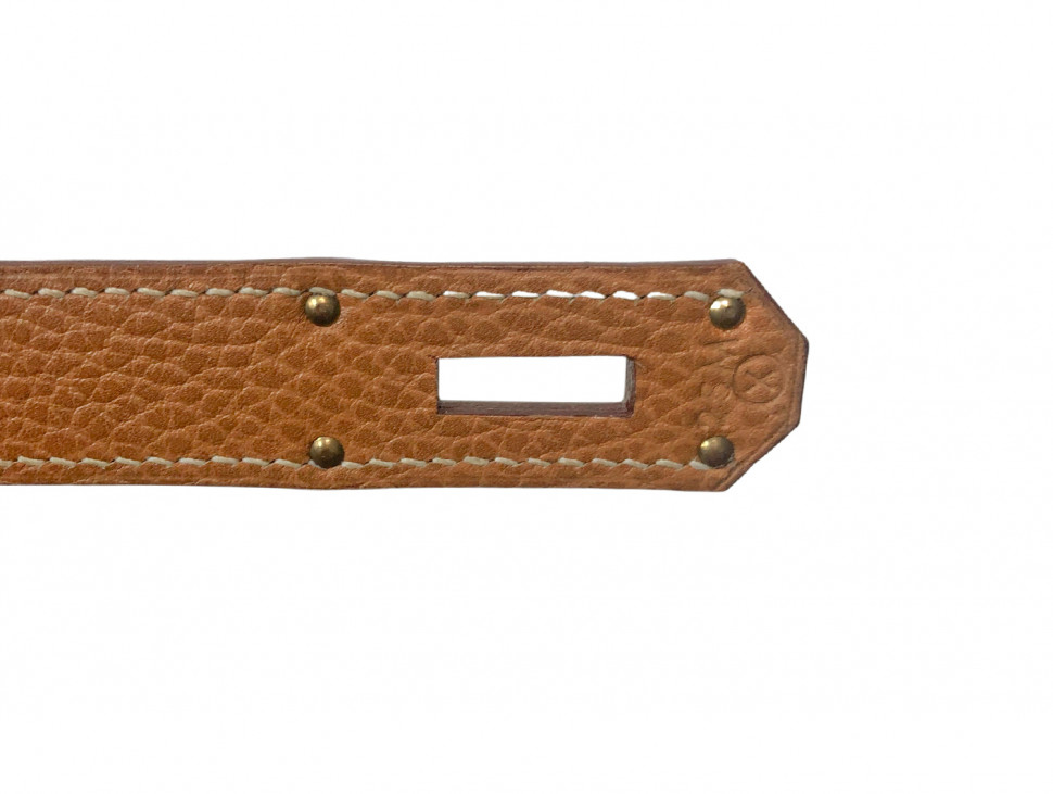 Hermes HAC Birkin 40 Gold Liegee Bag