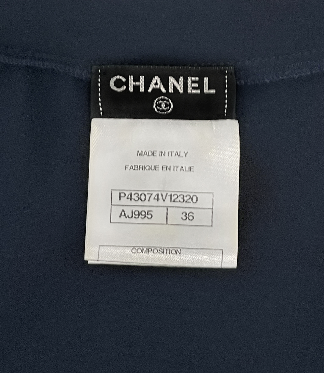 Chanel Navy Top