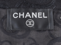 Chanel Black Silk Set