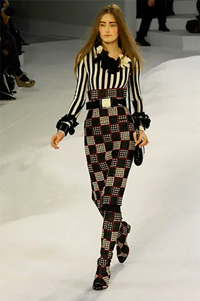 Chanel Black Flower Sweater