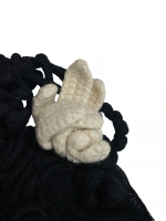 Chanel Black Flower Sweater