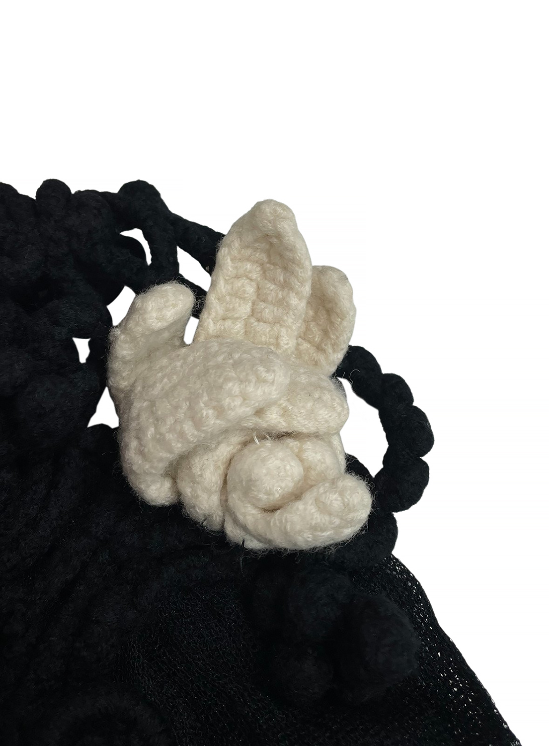 Chanel Black Flower Sweater