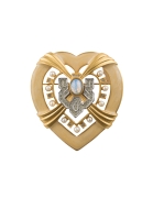Elizabeth Taylor Heart Brooch