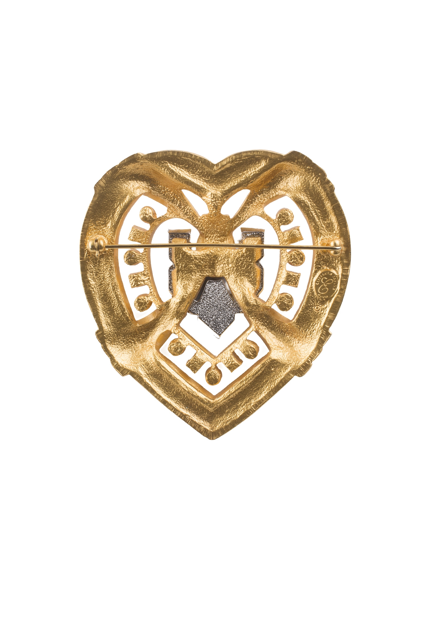 Elizabeth Taylor Heart Brooch