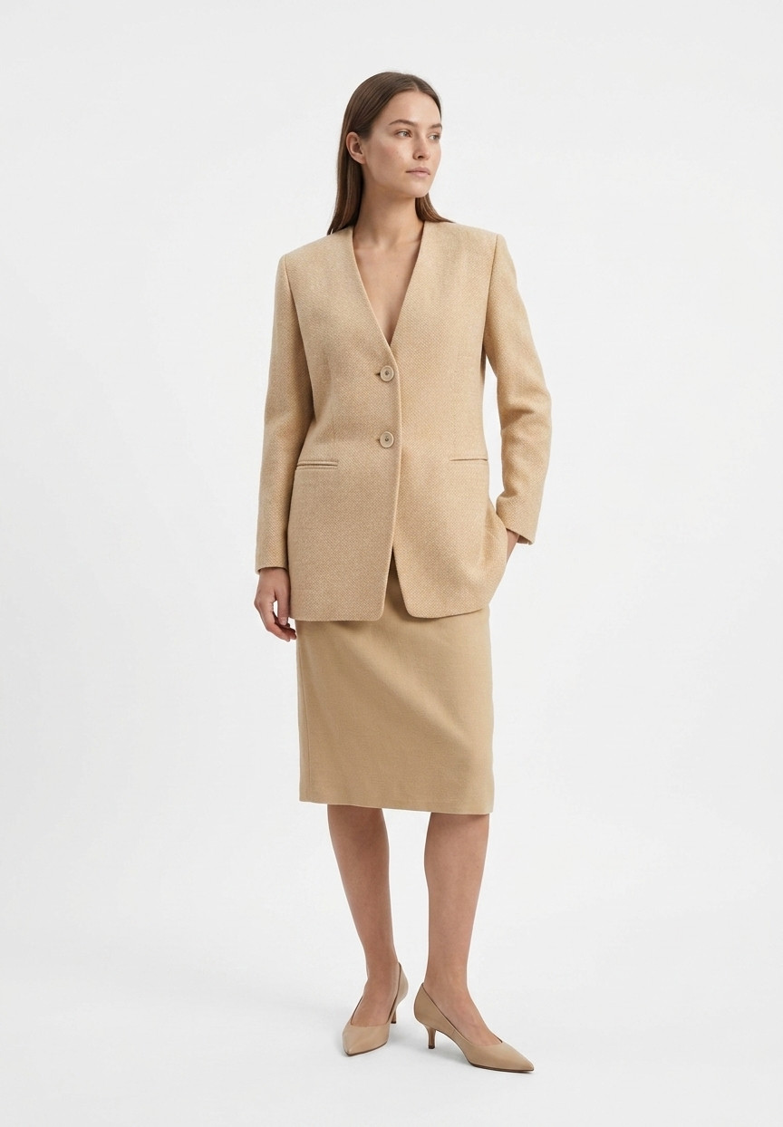 Studio 0001 Beige Suit