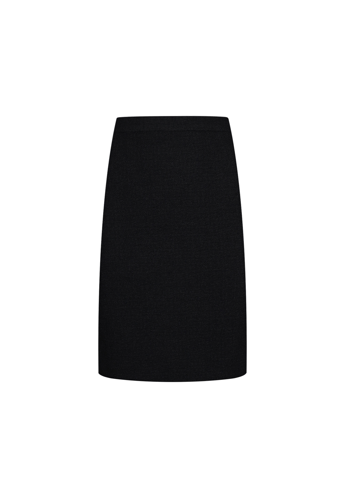 Chanel Black Tweed Skirt