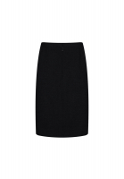 Chanel Black Tweed Skirt